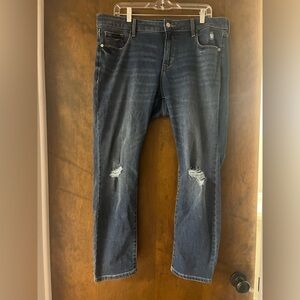 Old Navy jeans, size 16 P, power slim straight, high rise